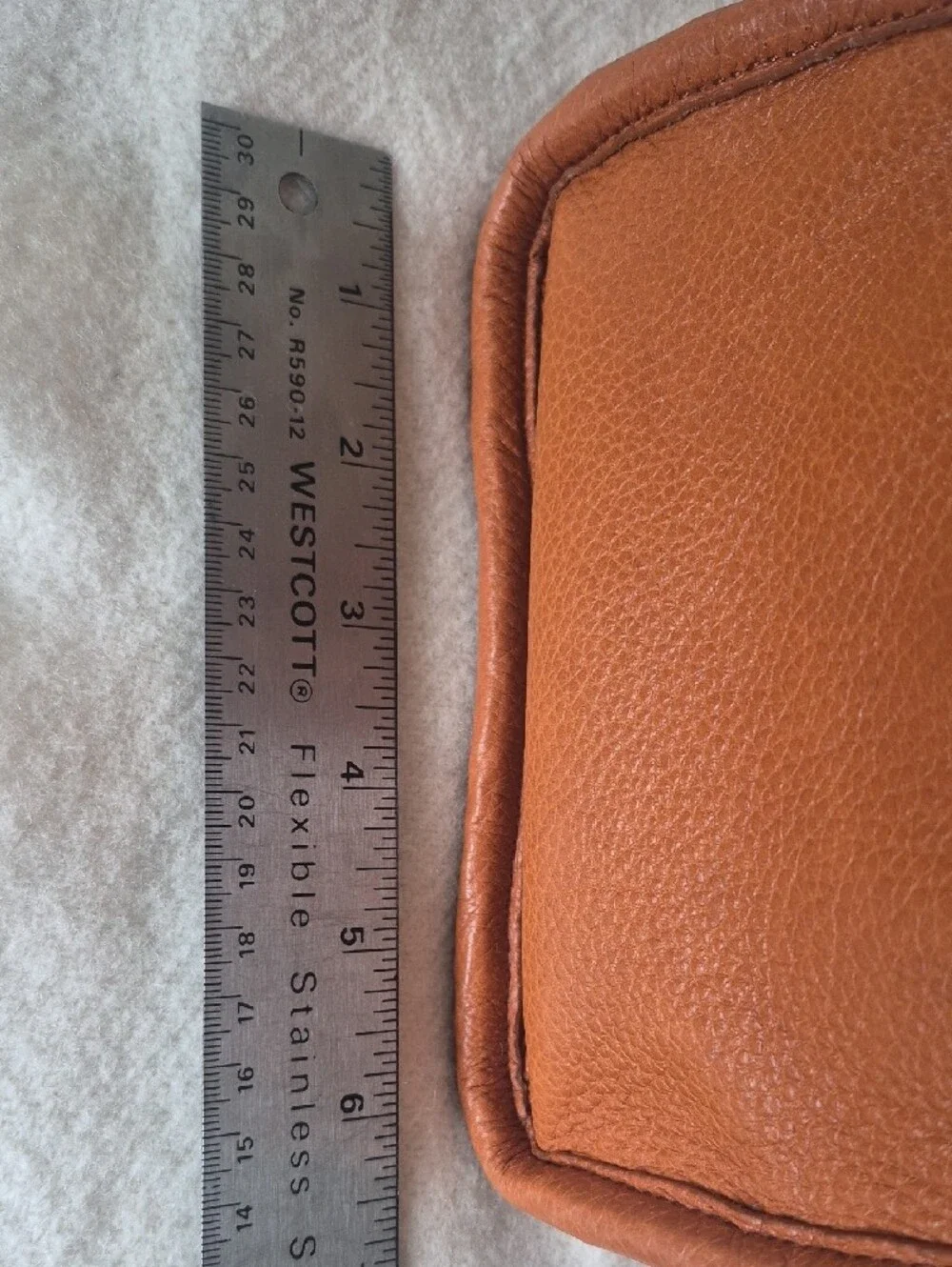 Tory Burch Leather Satchel in Cognac Tan with Gold Hardware